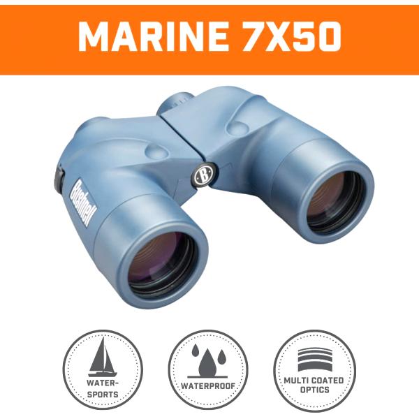 Bushnell Marine 7x50 Blue - Binocolo